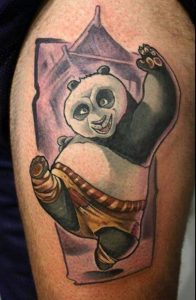 Dancing Kung Fu Panda Tattoo