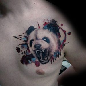 Roaring Panda Tattoo