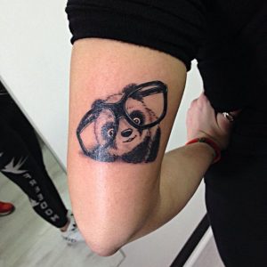 Geeky Panda Tattoo