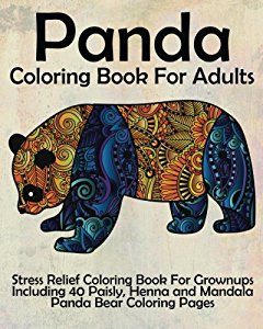 Adult Coloring Book: Gifts for giant panda lovers
